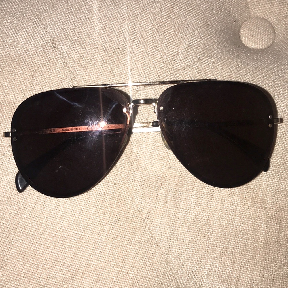 Women's Metallic Mirror 41391 Aviator Sunglasses